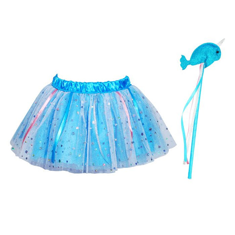Wish Upon A star Skirt and Wand Set - Blue
