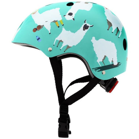 Helmet Aqua Llamas - Small