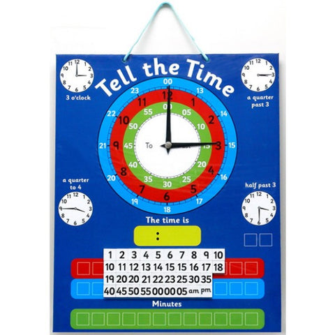 Tell The Time magnetic chart