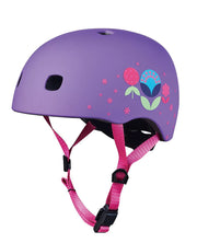 Micro Helmet Purple Floral - Medium