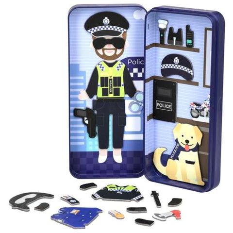 Magnetic Puzzle Tin - Police Officer