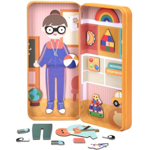 Magnetic Puzzle Tin - Preschool teacher