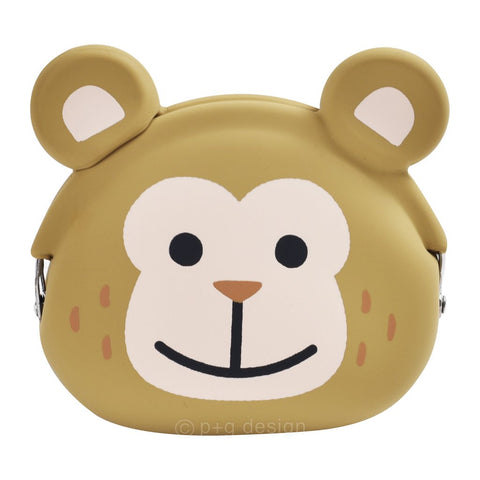 Mimi Pochi Friends Purse - Monkey