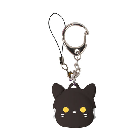Mini Pochi Key Chain Purse Pets - Black Cat