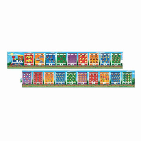 M & D Number Train Floor Puzzle 20pc