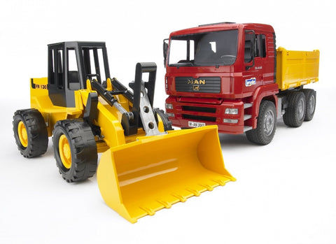 Man TGA Construction Truck with Artic Front Loader