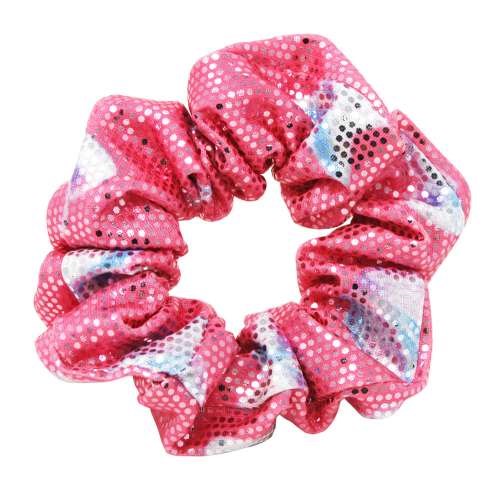 Raspberry Sparkle Hair Scrunchie