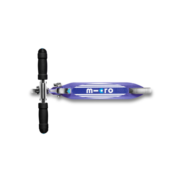 Micro Sprite with LED light up wheels - Blue Stripe