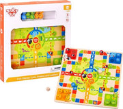 2 in 1 Board Game; Ludo, Snakes & Ladders