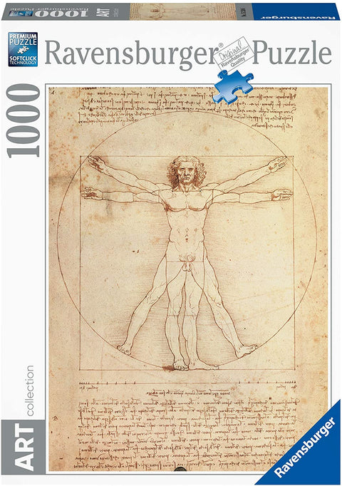 1000pce Leonardo Da Vinci Uomo Vitruviano