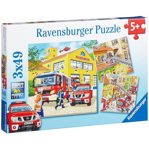 3 x 49pce Fire Brigade Run  Puzzles