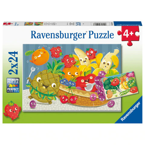 2x24pce Fruit and Veggie Fun