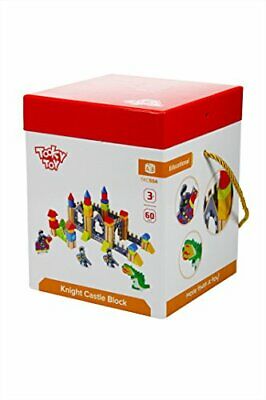 60pce Knights and Castle Wooden blocks