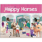 Create Your Happy Horses Sticker Book