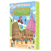 140 Pieces Travel, Learn and Explore Rome Book and Puzzle