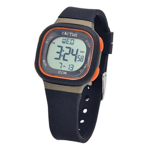 Digital Ace Watch - Black and Orange