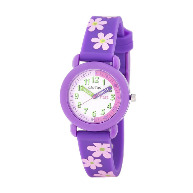 Watch Purple with Pink Flowers