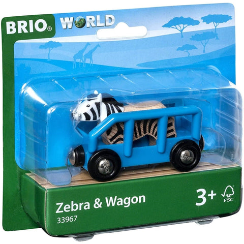 Zebra and Wagon